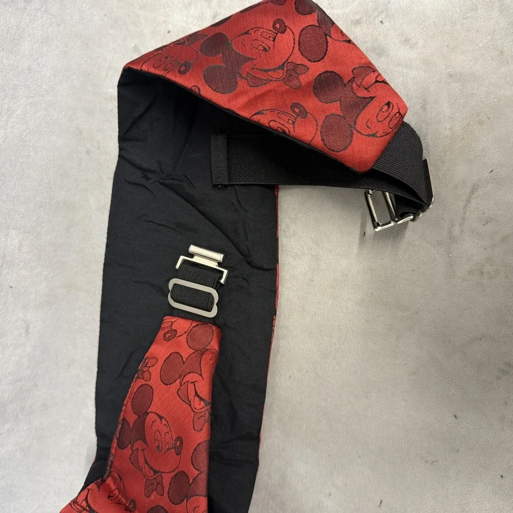 Balancine Accessory Set Mens One Size Red Mickey Mouse Cummerbund‎ Bow Tie USA